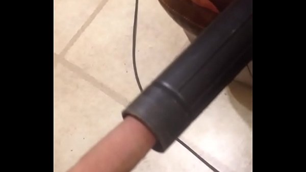 Covid19 Big Long Hard Shaved Dick Getting Sucked By Vacuum Cleaner